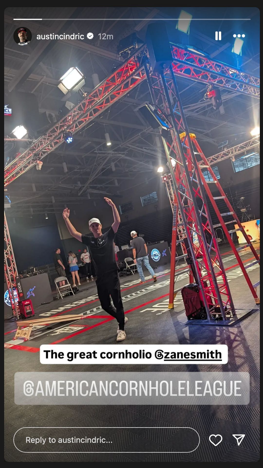 Austin Cindric's Instagram story - Source: @austincindric on IG